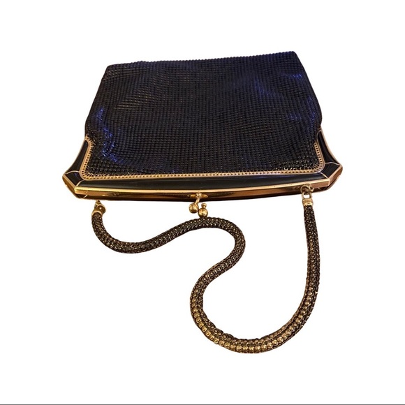 Vintage Glomesh Style Black Evening Bag - Picture 11 of 12